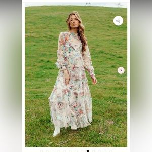Untamed Petals maxi dress